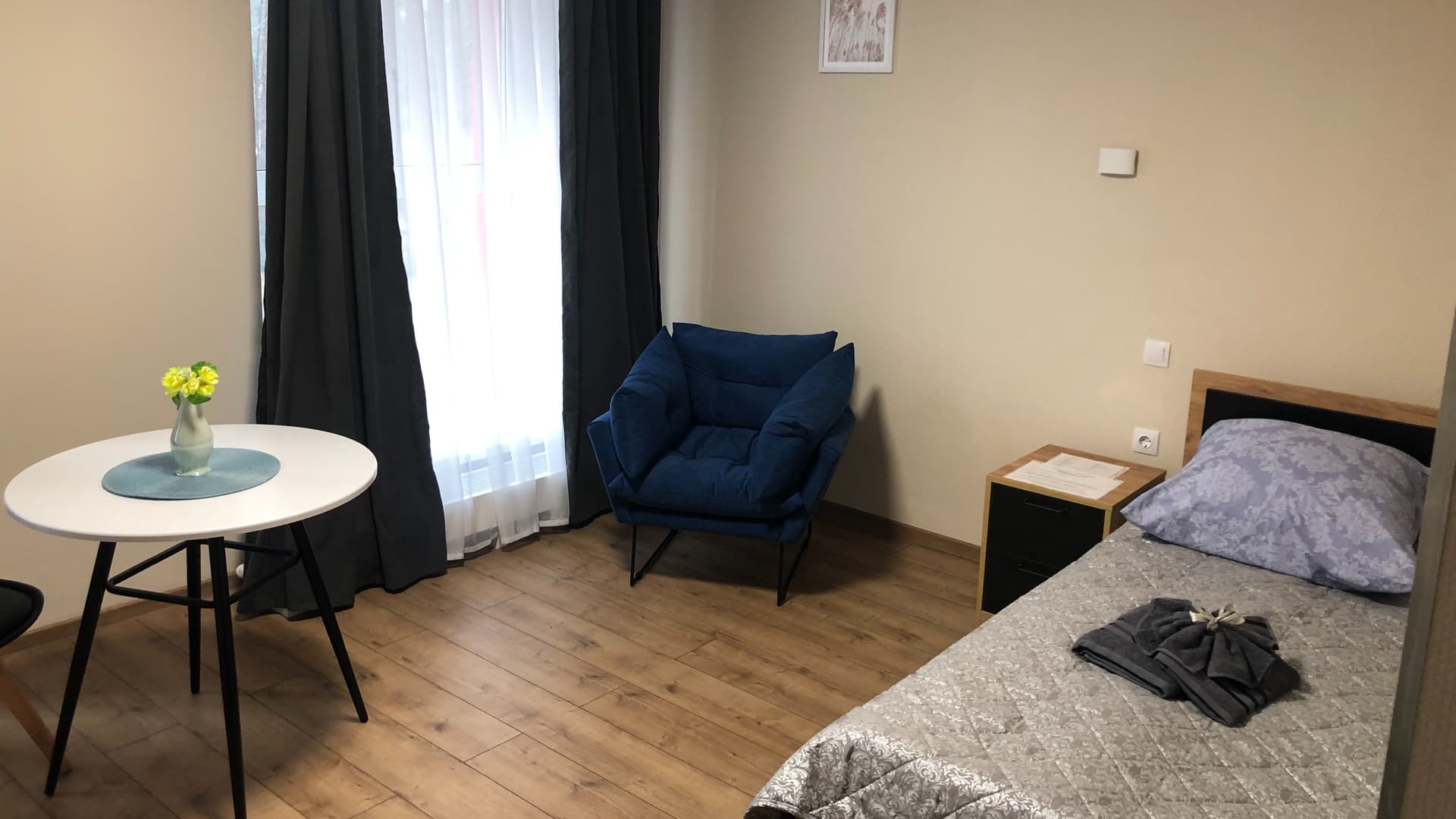 Одноместный однокомнатный номер - фото 1